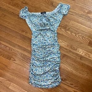 Ruched Floral Lulu’s Dress